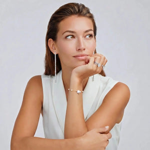 Nacre Baroque Pearl Bracelet - 18K Gold Vermeil Jewellar