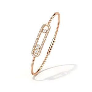 Aria Move – 925 Silver Diamond Accent Bracelet - Jewellar