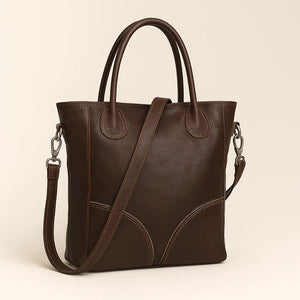 Aurelia – Genuine leather brown crossbody shoulder bag with polyester-cotton lining, stylish and durable