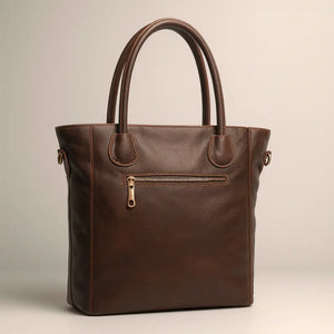 Aurelia – Genuine leather brown crossbody shoulder bag with polyester-cotton lining, stylish and durable