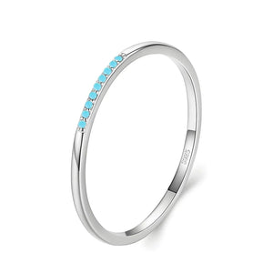 Aurora Glow – 925 Sterling Silver Rainbow Stone Ring - Jewellar