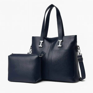 Aveline – Classic leather one-shoulder messenger bag for women, crafted from premium cowhide, available in multiple colors.