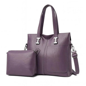 Aveline – Classic leather one-shoulder messenger bag for women, crafted from premium cowhide, available in multiple colors.