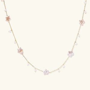 Celestial Pearl Necklace – 18K Gold Vermeil Jewellar