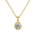 Flora Bloom – 925 Moissanite Flower Pendant - Jewellar