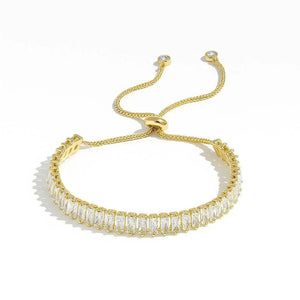 Gleam Tassel – Adjustable Rhinestone Bracelet - Jewellar