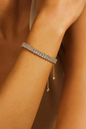 Gleam Tassel – Adjustable Rhinestone Bracelet - Jewellar