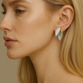 Ivy Flow – Sculpted Metal Earrings - Jewellar