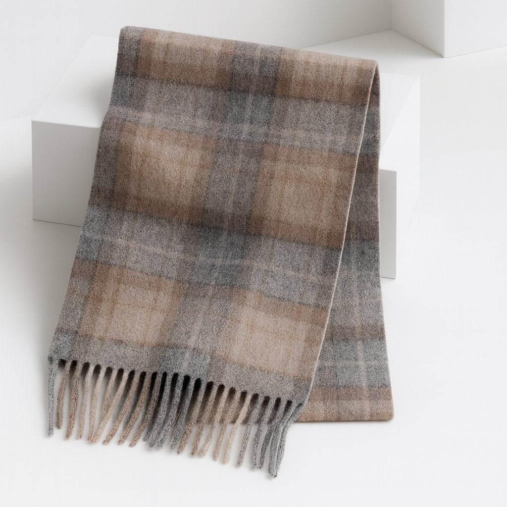 Lana Plaid – Wool Checkered Scarf - Jewellar