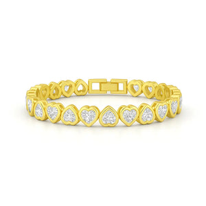 Liora Shine – 925 Gold Tennis Bracelet with AAAA Zircon - Jewellar