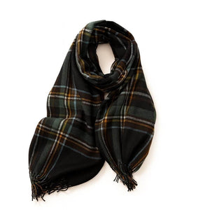 Luna Grid – Imitation Cashmere Winter Scarf - Jewellar