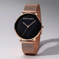 Lunara Mesh – Stainless Steel Quartz Watch - Jewellar