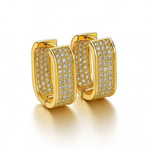 Luxe Spark – Micro Inlaid Zircon Ear Clip - Jewellar