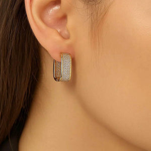 Luxe Spark – Micro Inlaid Zircon Ear Clip - Jewellar