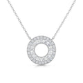 Mira Halo – 925 Moissanite Pendant - Jewellar