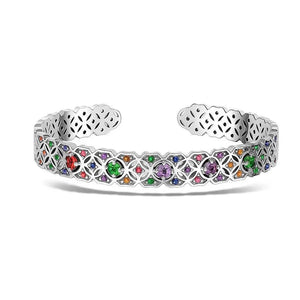 Myra Totem – 925 Silver Hollow Vintage Bracelet - Jewellar