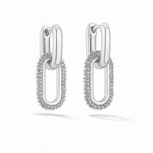 Nova Arc – Gold Plated Geometric Earrings - Jewellar