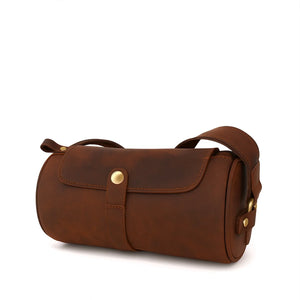 Orion – Men’s sleek genuine leather crossbody postman bag in structured design.