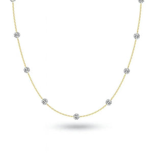 Orla Gleam – 925 Silver Geometric Clavicle Necklace - Jewellar