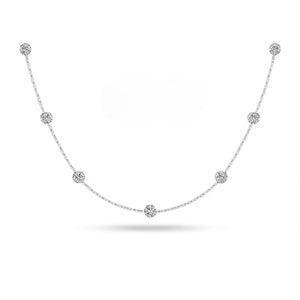 Orla Gleam – 925 Silver Geometric Clavicle Necklace - Jewellar
