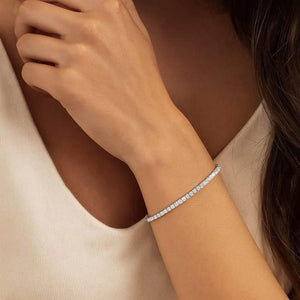 Serenita – 925 Silver Mini Tennis Bracelet with Zircon - Jewellar