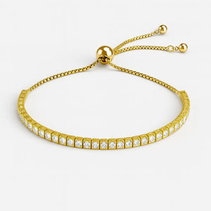 Serenita – 925 Silver Mini Tennis Bracelet with Zircon - Jewellar