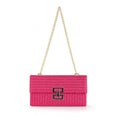 Soléa – Straw Chain Flap Bag - Jewellar