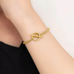 Twista Luxe – 925 Silver Diamond-Accent Twist Chain Bracelet - Jewellar