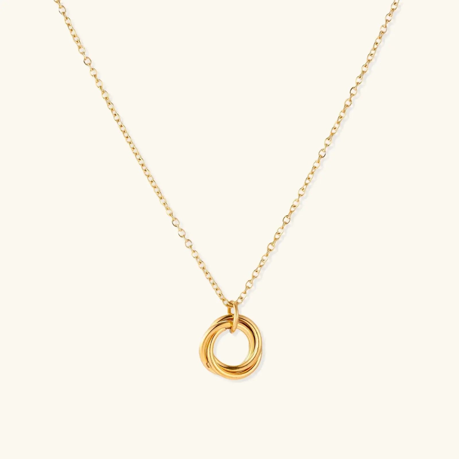 Twisted Harmony Necklace – 18K Gold Plated Jewellar