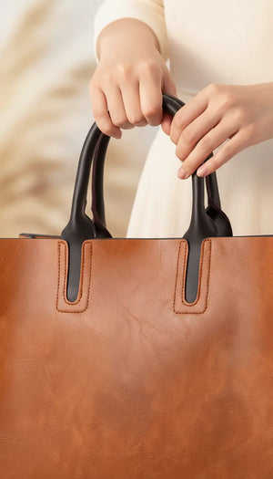 Velora PU Crossbody Shoulder Bag – women’s leather handbag with adjustable strap, available in multiple colors.