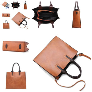 Velora PU Crossbody Shoulder Bag – women’s leather handbag with adjustable strap, available in multiple colors.