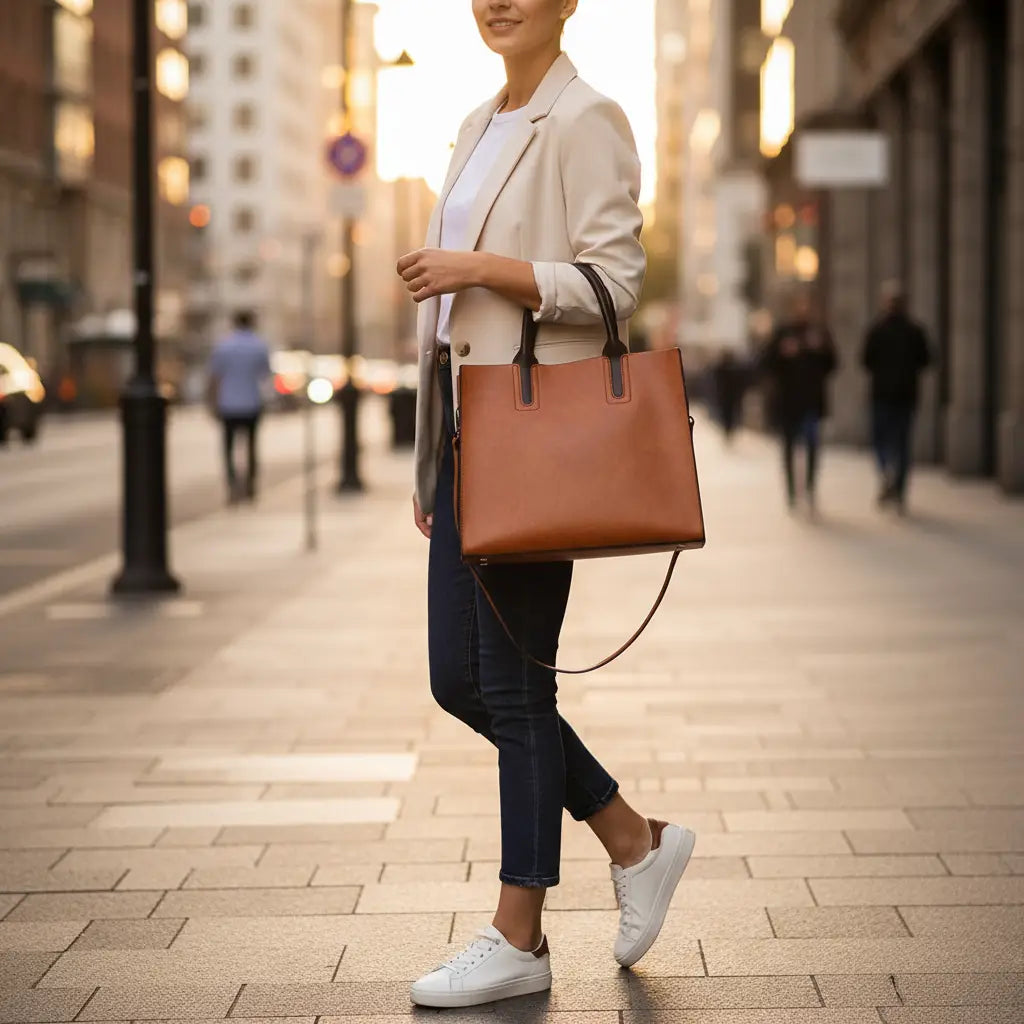 Velora PU Crossbody Shoulder Bag – women’s leather handbag with adjustable strap, available in multiple colors.