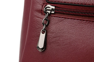 Retro-style PU leather crossbody shoulder bag with flap cover – Veloria Crossbody by Jewellar