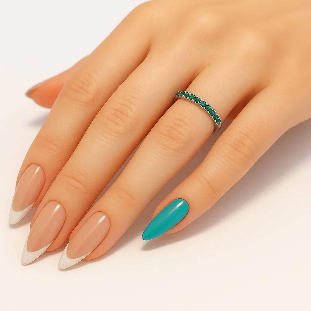 Verdant Loop – 925 Sterling Silver Overlapping Diamond Ring - Jewellar