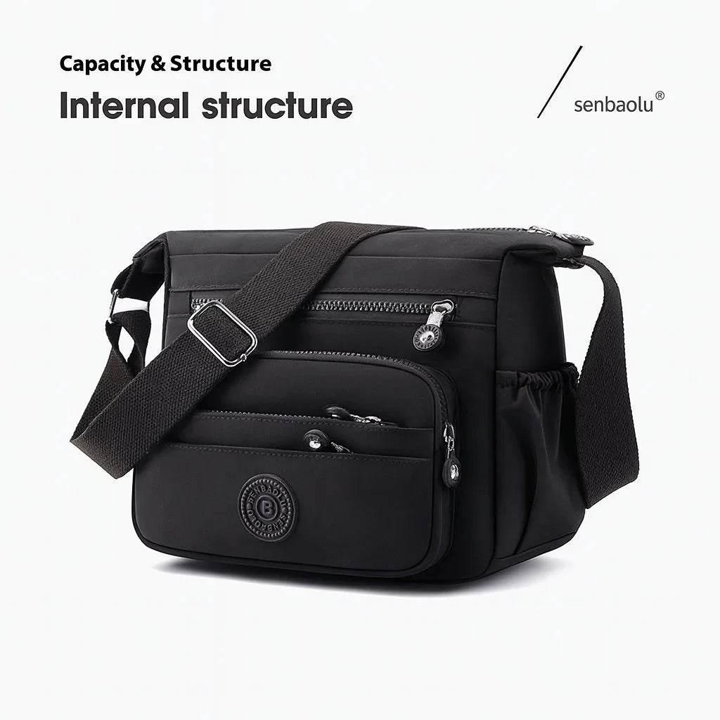Aeris – Lightweight Nylon Crossbody Bag - Jewellar