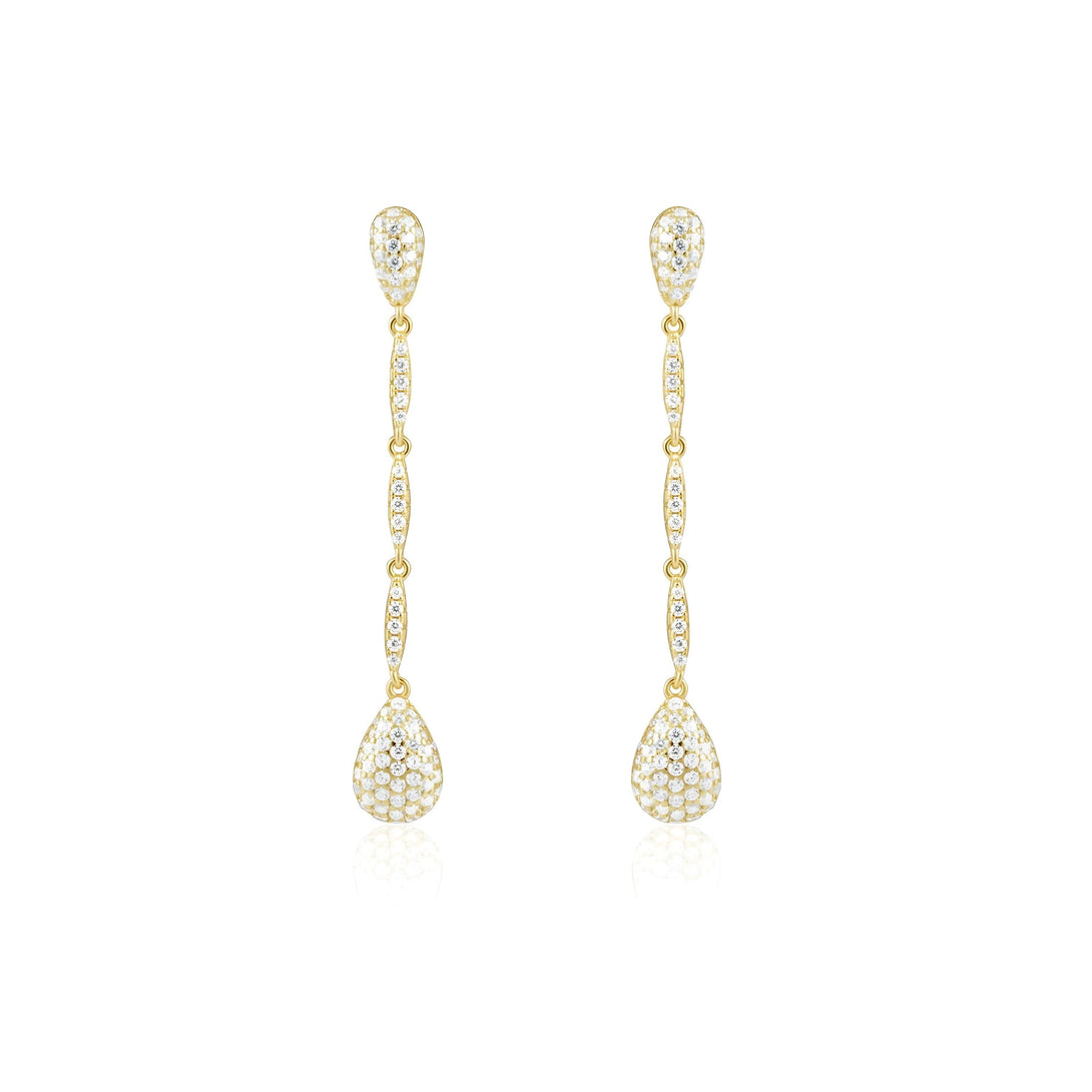 Alina CZ Drop Earrings