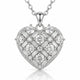 Amora Heart Moissanite Necklace - 925 Sterling Silver