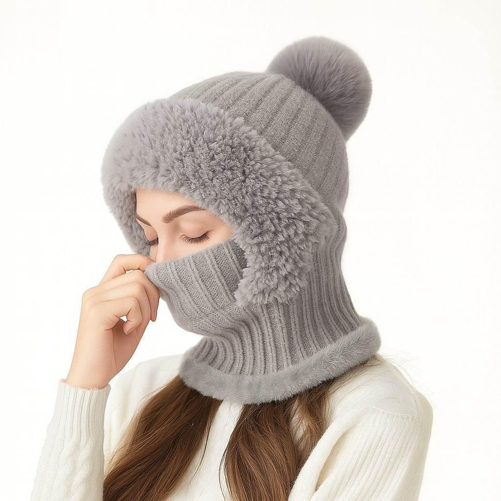 ArcticEase – 3-in-1 Knitted Hat, Scarf & Mask Set - Jewellar