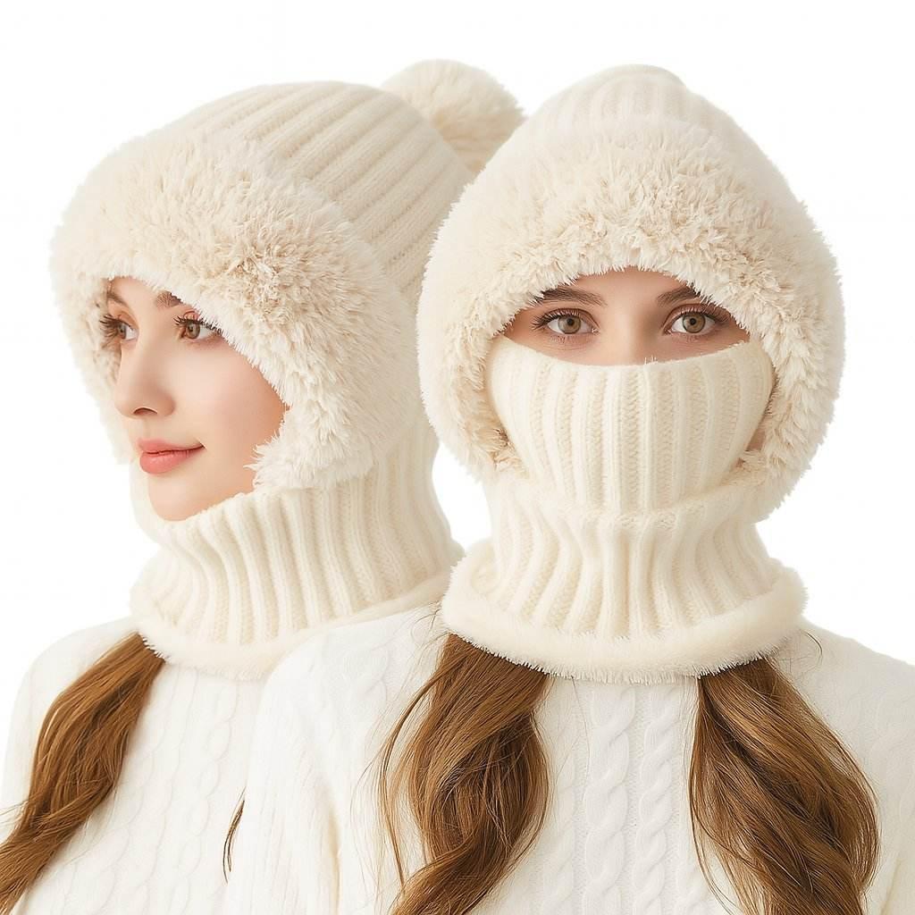 ArcticEase – 3-in-1 Knitted Hat, Scarf & Mask Set - Jewellar