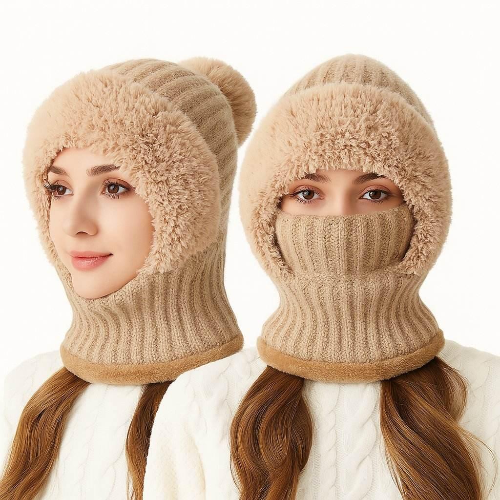 ArcticEase – 3-in-1 Knitted Hat, Scarf & Mask Set - Jewellar