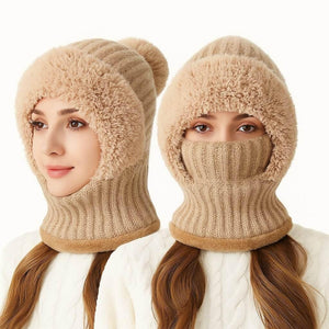 ArcticEase – 3-in-1 Knitted Hat, Scarf & Mask Set - Jewellar