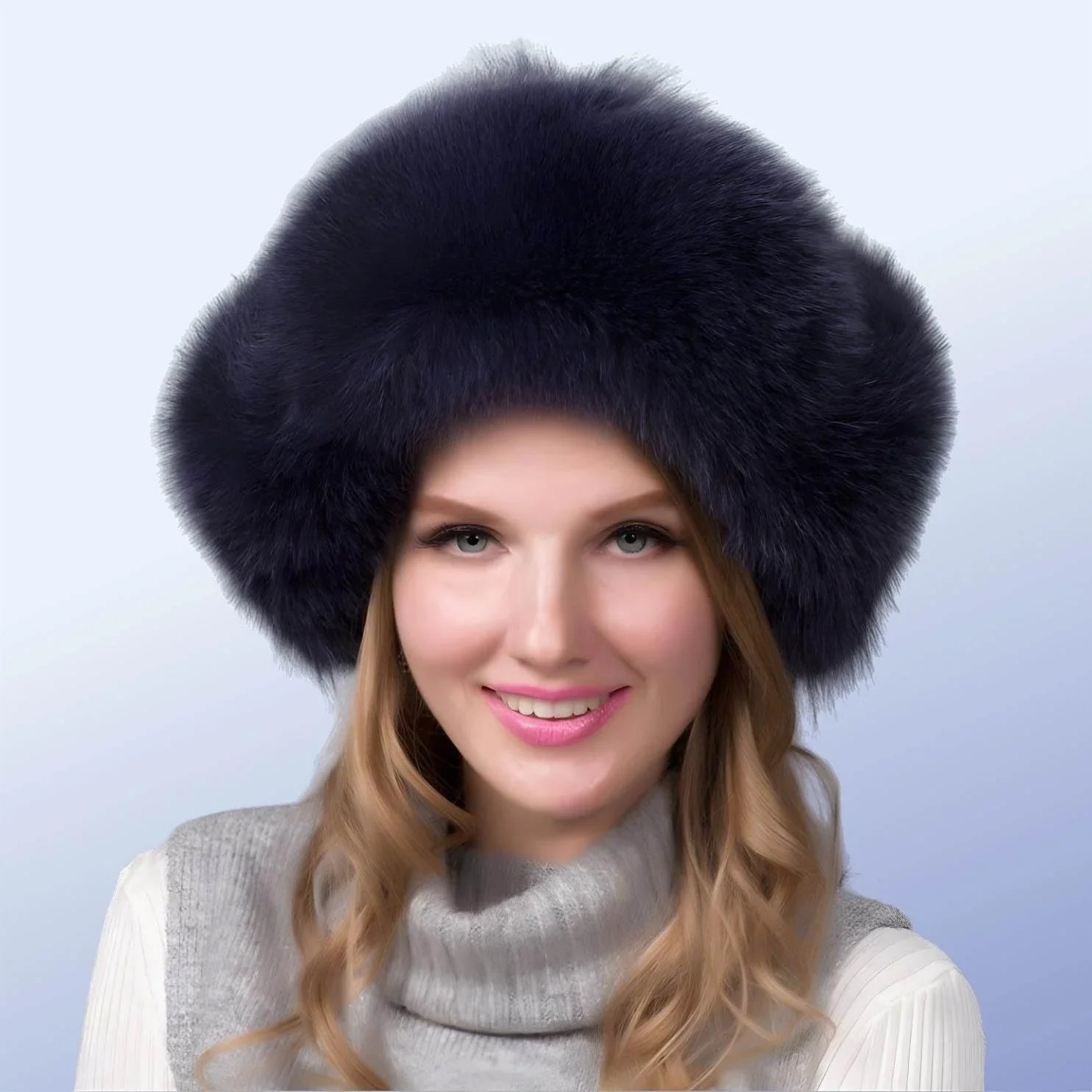 Arctic Luxe – Foldable Fox Fur Winter Hat - Jewellar