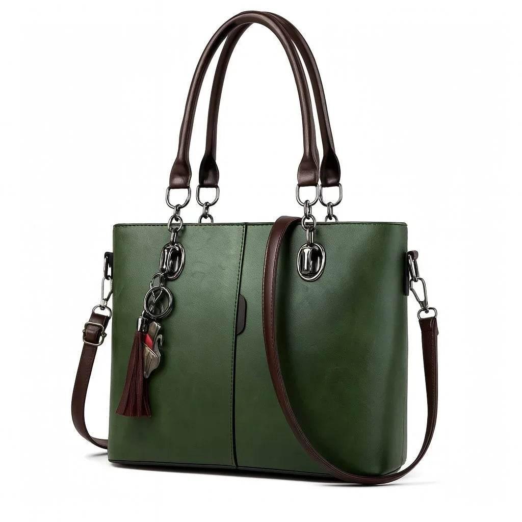 Aria Luxe – PU Leather Shoulder Handbag - Jewellar
