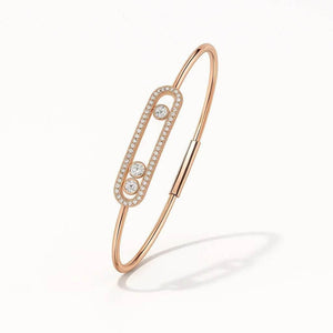 Aria Move – 925 Silver Diamond Accent Bracelet - Jewellar