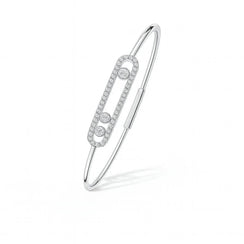 Aria Move – 925 Silver Diamond Accent Bracelet - Jewellar