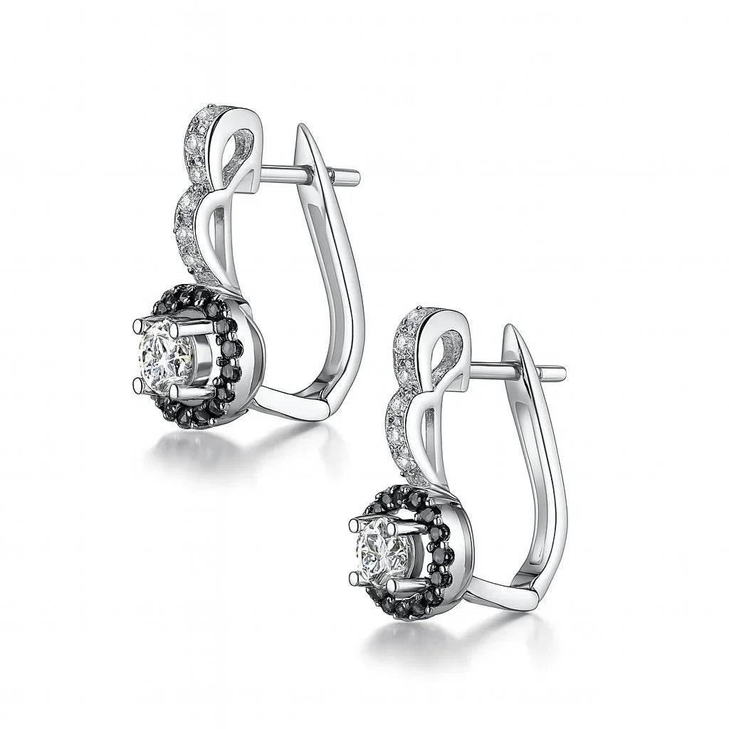 Arwen Glow – 925 Silver Geometric Earrings - Jewellar