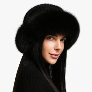 Aurora – Braided Mink & Fox Fur Winter Hat - Jewellar