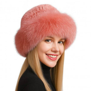 Aurora – Braided Mink & Fox Fur Winter Hat - Jewellar