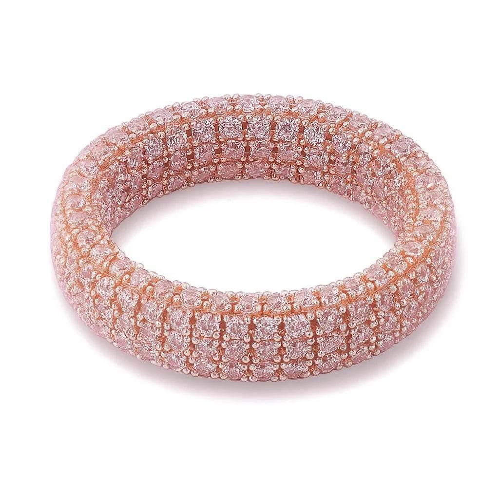 Axis Bold – 925 Silver Micro-Studded Ring - Jewellar