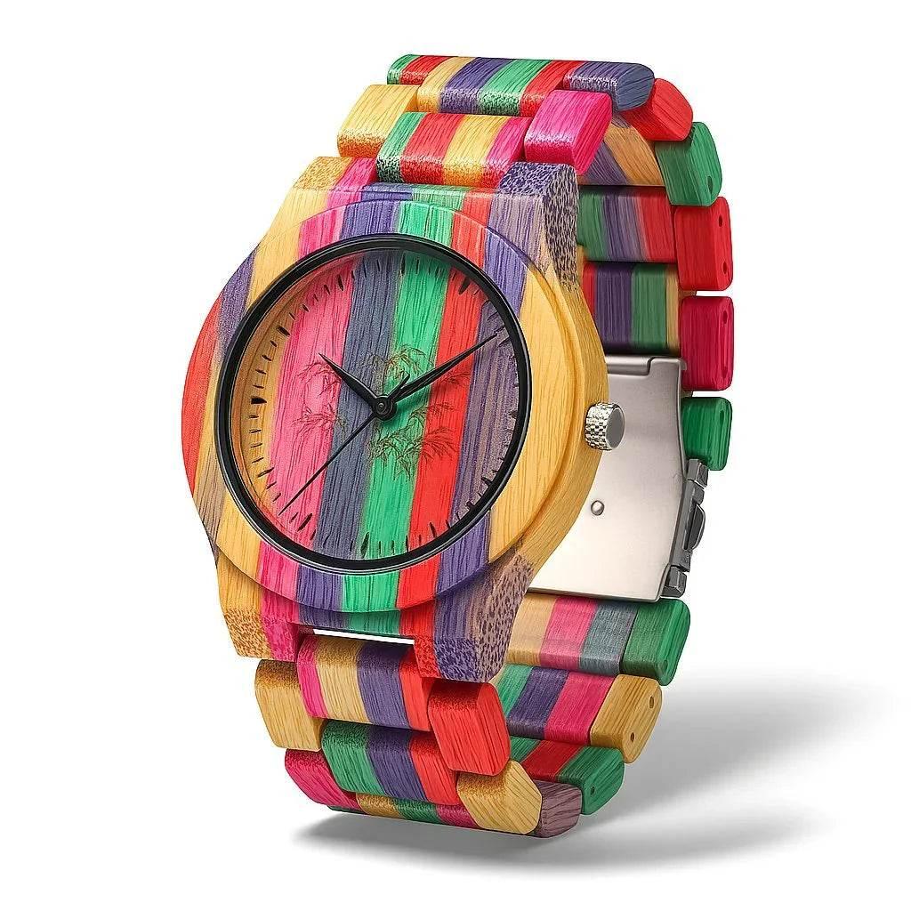 Bamboo Time – Natural Wood Quartz Watch - Jewellar